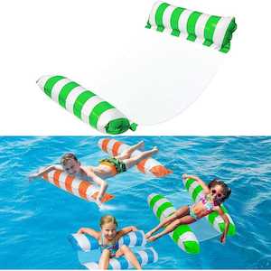 Outdoor Play: Swimming Pool Float Water Hammock - Green
