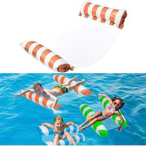 Swimming Pool Float Water Hammock - Orange