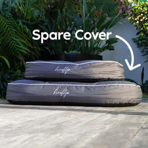 Spare Covers For Memory Foam: Chew Resistant Spare Cover for Luxe Lounger