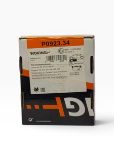 Brake Parts: Woking P0923.34 Brake Pad Set - Citroen AX/ZX, Peugeot 106-405, Renault Clio/R-series
