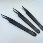 Midnight Matte Curve Tweezers – Haus of Lash – The Brow NZ