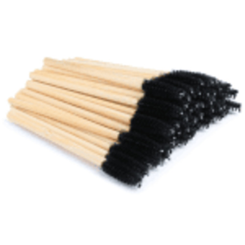 Eco Bamboo Mascara Wands – Black 50pcs – The Brow NZ
