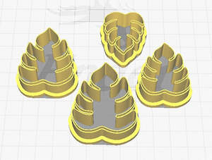 Flowers/Plants: FC Monstera Leaf Polymer Clay Cutters