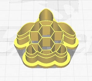 Polymer Clay Cutters: FC Turtle (2) Polymer Clay Cutters