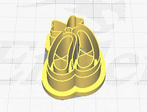 Polymer Clay Cutters: FC Ballet Shoes Polymer Clay Cutters