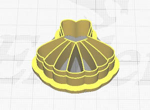 Polymer Clay Cutters: FC Ballet Dress Polymer Clay Cutters