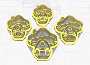 Polymer Clay Cutters: FC Mushroom House Polymer Clay Cutters