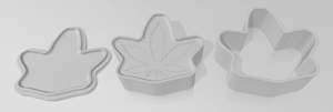 Bath Bomb Moulds: CD Cannabis Leaf Plunger Bath Bomb Mould