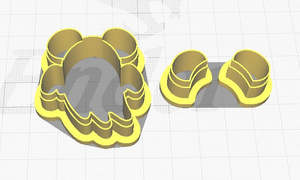 Polymer Clay Cutters: FC Mickey Ghost Polymer Clay Cutters