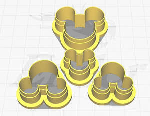 Polymer Clay Cutters: FC Mickey Polymer Clay Cutters