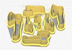 Polymer Clay Cutters: FC Axe Polymer Clay Cutters