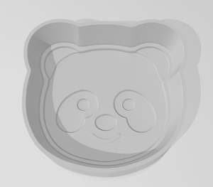 Bath Bomb Moulds 1 Piece: Panda Bath Bomb Mould