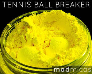 New Mica Collection: Mad Micas Tennis Ball Breaker Yellow Neon Pigment