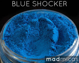 New Mica Collection: Mad Micas Blue Shocker Blue Neon Pigment