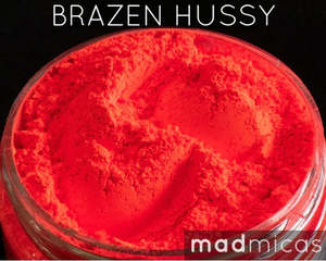 New Mica Collection: Mad Micas Brazen Hussy Red - Orange Neon Pigment