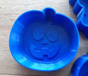 In Stock Moulds And Cutters: IN STOCK Wacky Pumpkin (2022) Bath Bomb Mould