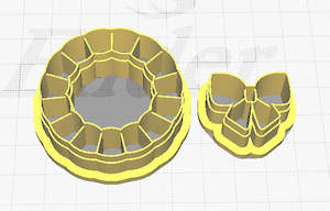 Christmas Collection: FC Christmas Wreath 3 Polymer Clay Cutter