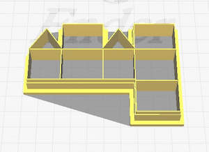 FC Gingerbread House Template Polymer Clay Cutter