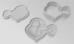 Valentines 2023 Collection: Heart Padlock Plunger Bath Bomb Mould