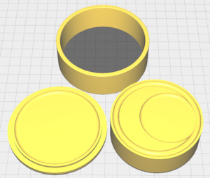 Bath Bomb Moulds: CD Moon Plunger Bath Bomb Mould