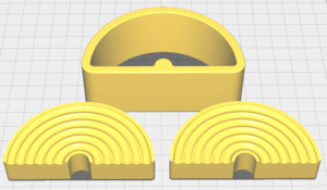 CD Pride Rainbow Bath Bomb Mould