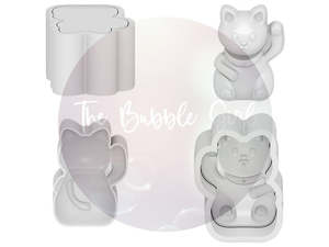 Bath Bomb Moulds: Lucky Cat Bath Bomb Mould