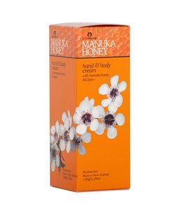 Products: Manuka Honey Hand and Body Cream Tube. 150g - New Zealand gifts. glass kauri greenstone possum bone