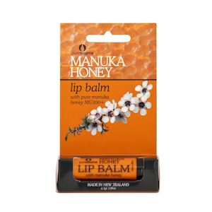 Manuka Lip Balm Boxed Gift. 4.5gm - New Zealand gifts. glass kauri greenstone possum bone