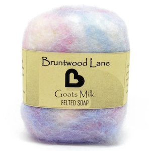 Products: Test - Hand Felted Wool Scented Goats Milk Soap - New Zealand gifts. glass kauri greenstone possum bone