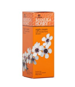 Products: Manuka Night Cream. 80gm - New Zealand gifts. glass kauri greenstone possum bone