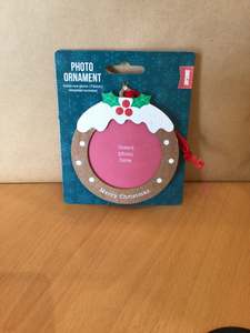 Wooden Christmas Pudding Ornament