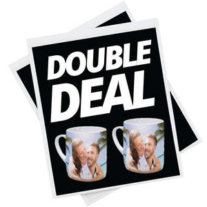 Photos: Double Deal Personalised 11 Oz Photo Mug with Box