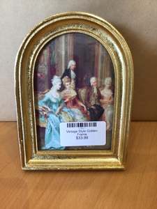 Photo Frames 1: Vintage Style Golden Frame