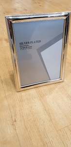 Photo Frames 1: Silver Plated Metal Frame