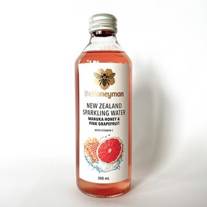 Manuka Honey & Pink Grapefruit Sparkling Water