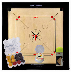 Synco Platinum Genius Carrom Set
