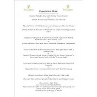 Products: Degustation Menu 2012