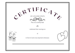 Products: Marriage certificate for kids - The Celebrant Guide