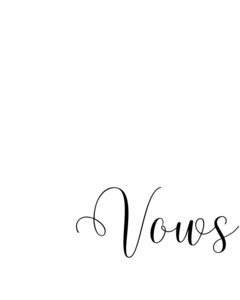 Downloadable vow card template - The Celebrant Guide