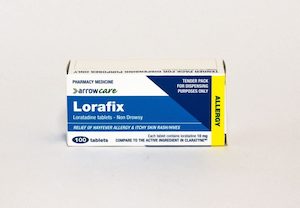 Tablets: Lorafix Loratadine 100 Tablets