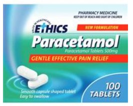 Ethics Paracetamol 500mg 100 Tablets