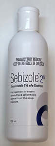 Frontpage: Sebizole Shampoo 2% 100ml
