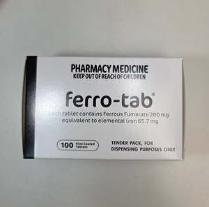 Ferro Tab Film Coated Tablets 100