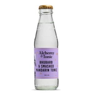 Spirits Mixers: Alchemy & Tonic Rhubarb & Smashed Mandarin Tonic Water, Bottles