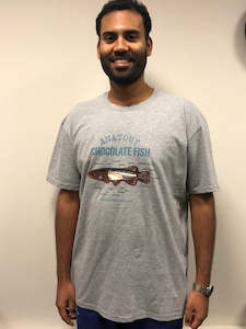 Products: Anatomy Chocolate Fish T-Shirt