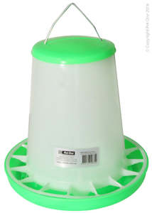 birdfeeding: Poultry Gravity Feeder 4kg Capacity 28cm Diameter 26cm Height