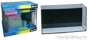 aquariums: Aqua One Horizon Glass Tank Set Of Four 14.5L 21L 29L 39L