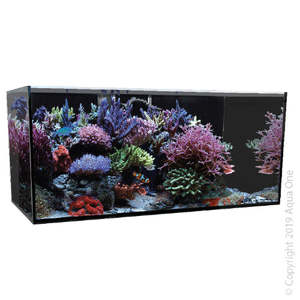 aquariums: ReefSys 326L Marine Tank 120x55x53 Cm Glass 12mm With Plumbing