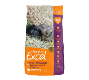 Topflite Burgess Excel Adult Guinea Pig Nuggets with Blackcurrant & Oregano