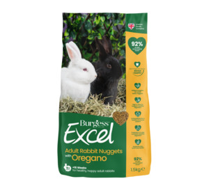 Topflite Burgess Excel Adult Rabbit Nuggets with Oregano 1.5kg